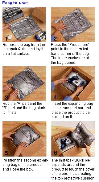 how to use expanding foam packaging 